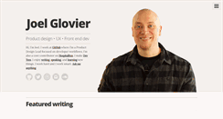 Desktop Screenshot of joelglovier.com